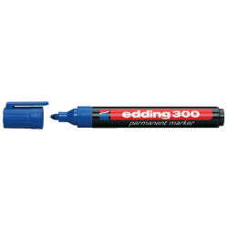 Marqueur edding 300 ogive 1,5-3mm bleu