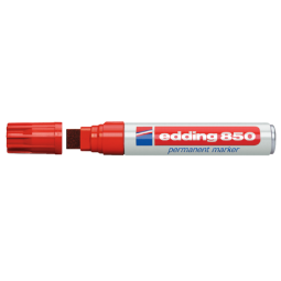 Marqueur edding 850 Pointe carrée 5-16mm rouge