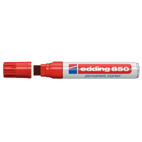 Viltstift edding 850 blok 5-16mm rood