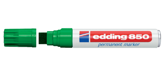 Edding 850 Square Tip Marker 5-16mm Green
