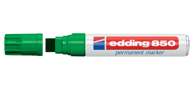 Edding 850 Square Tip Marker 5-16mm Green