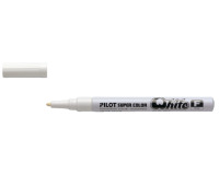 Viltstift PILOT Super Color lakmarker fijn wit