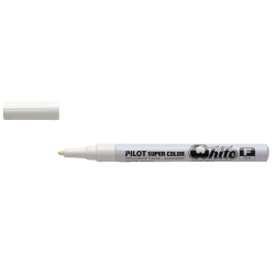 Marqueur PILOT Super Color ogive Fin blanc