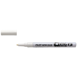 Marqueur PILOT Super Color ogive Fin blanc