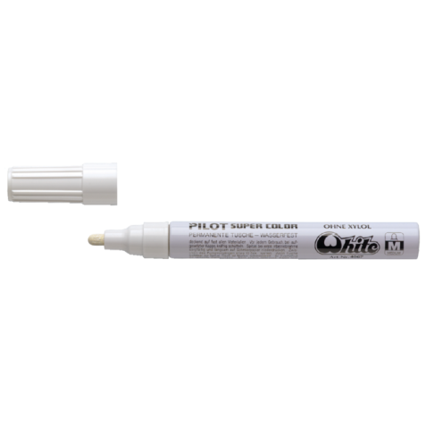 Viltstift PILOT Super Color lakmarker medium wit