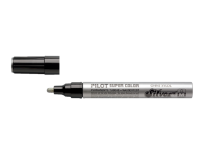 Marqueur PILOT Super Color laqué Medium argent