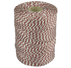 Touw Muller katoen 180 meter rood/wit