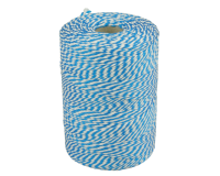 Touw Muller katoen 50 gram 45 meter blauw/wit