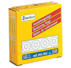 Versterkingsringen Avery 3508 13mm wit 500 stuks