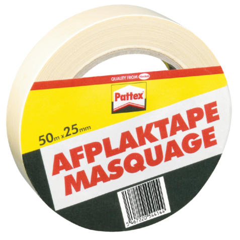 Ruban de masquage Pattex 25mmx50m crème