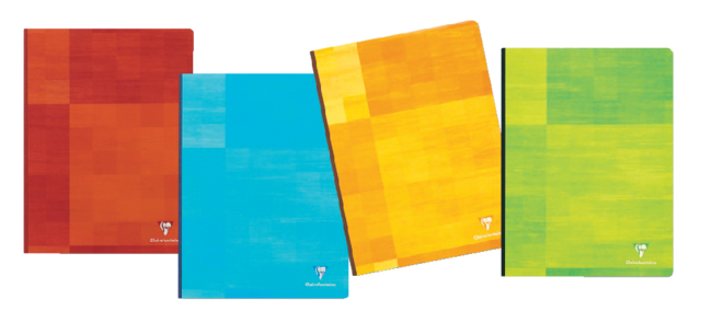 Clairefontaine Clothbound Notebook, A5, 96 Sheets, Lined - Assortment