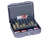 Geldkist Durable 352x120x276mm donkergrijs