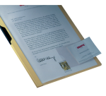 Durable Pocketfix Label Holder 75x18mm Adhesive 10 Pieces