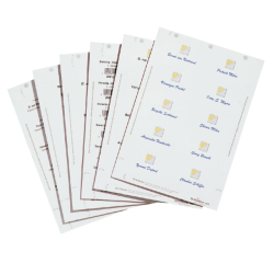 Bristol badge Durable 1456 imprimable 60x90mm 160 pièces