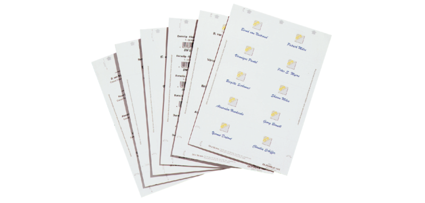 Bristol badge Durable 1456 imprimable 60x90mm 160 pièces