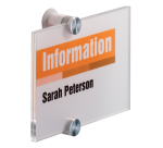 Plaque de porte Durable Crystal Sign 4821 148x105mm