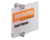 Deurbordje Durable crystal sign 4821 148x105mm