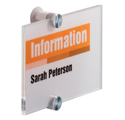Deurbordje Durable crystal sign 4821 148x105mm