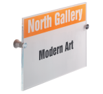 Deurbordje Durable crystal sign 4825 210x297mm