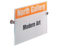 Plaque de porte Durable Crystal Sign 4825 210x297mm