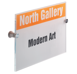 Deurbordje Durable crystal sign 4825 210x297mm