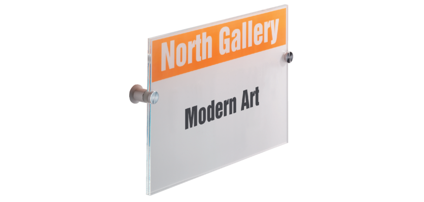 Deurbordje Durable crystal sign 4825 210x297mm