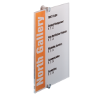 Deurbordje Durable crystal sign 4825 210x297mm