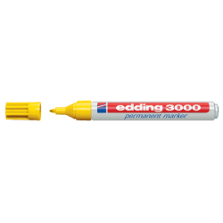 Marqueur edding 3000 Pointe ogive 1,5-3mm jaune