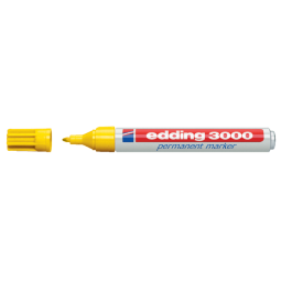 Viltstift edding 3000 rond 1.5-3mm geel