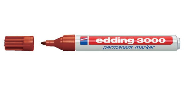Edding 3000 Marker Rundspitze 1,5-3mm Braun