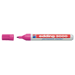 Marqueur edding 3000 Pointe ogive 1,5-3mm rose