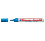 Viltstift edding 3000 rond 1.5-3mm lichtblauw
