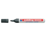 edding 3000 marker bullet 1.5-3mm grey