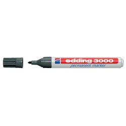 Marqueur edding 3000 Pointe ogive 1,5-3mm gris