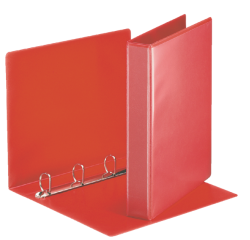 Presentatieringband Esselte panorama A4 4-rings D-mechaniek 20mm PP rood