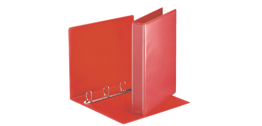 Esselte panorama binder A4 4-ring mech-D 20mm PP red