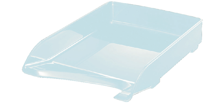 Briefkorb Elegant A4 Polystyrol transparent