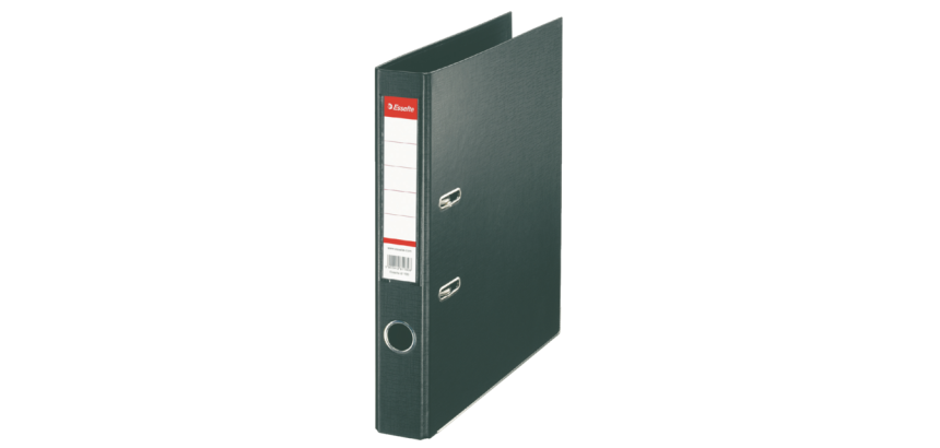 Classeur à levier Esselte Vivida N°1 A4 50mm PP noir