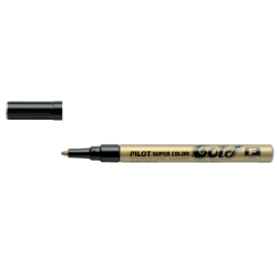 Marqueur peinture PILOT Super Color ogive Fin or
