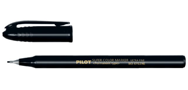PILOT Super Color Ultra Fine Black Marker