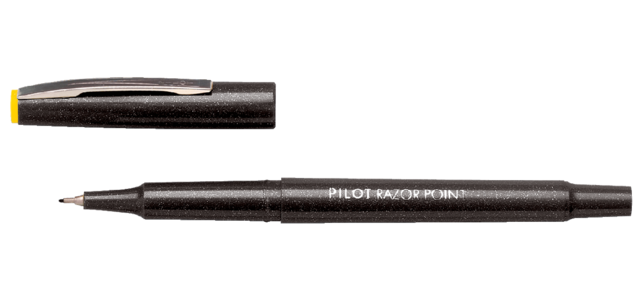 Fineliner PILOT Razor Point Fin noir