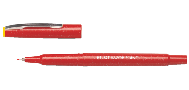 Fineliner PILOT Razor Point Fin rouge