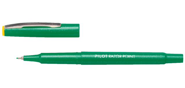 PILOT Razor Point Fineliner Green Fine