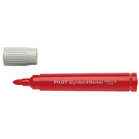 Viltstift PILOT 5071 whiteboard WBMAR rond medium rood