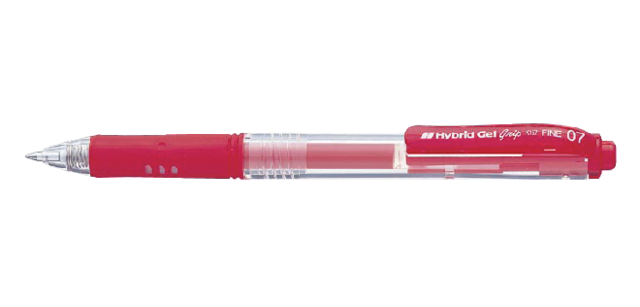 Gelschrijver Pentel K157 medium rood