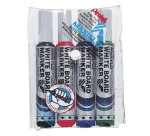 Whiteboardmarker Pentel MWL5M Maxiflo rond 3mm assorti set à 4 stuks