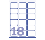 Etiquette Avery J8161-25 63,5x46,6mm blanc 450 pièces