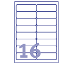 Etiket Avery L7162-40 99.1x33.9mm wit 640stuks