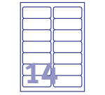 Avery Label L7163-40 99.1x38.1mm white 560 pieces