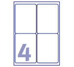 Avery J8169-25 Label 99.1x139mm white 100 pieces